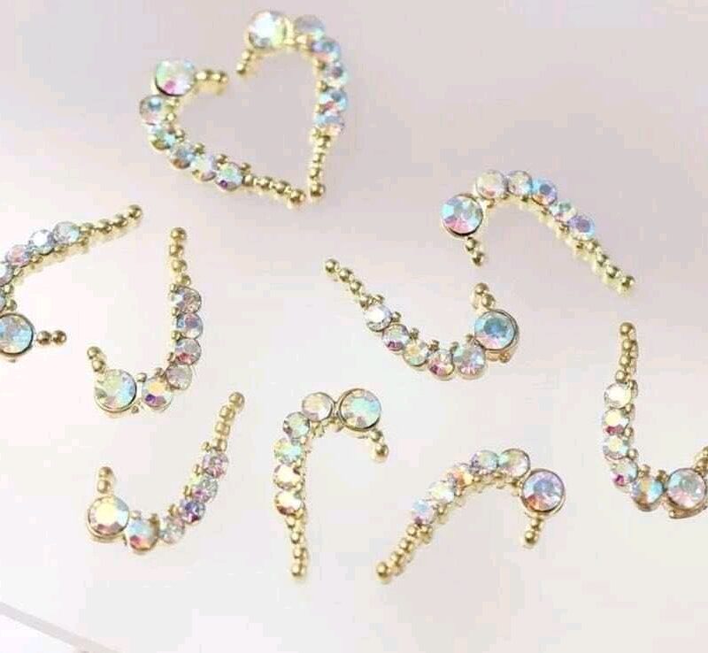 Decoración Dije medio corazón