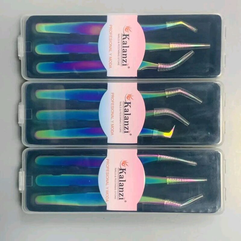 Pinzas para pestañas 3pz